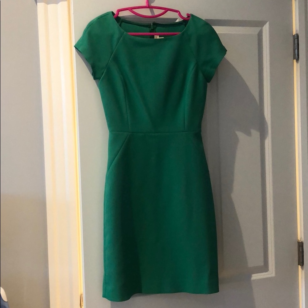 Jcrew, 00 green dress